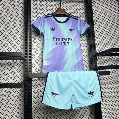 Terceiro uniforme infantil do Arsenal 2024/25