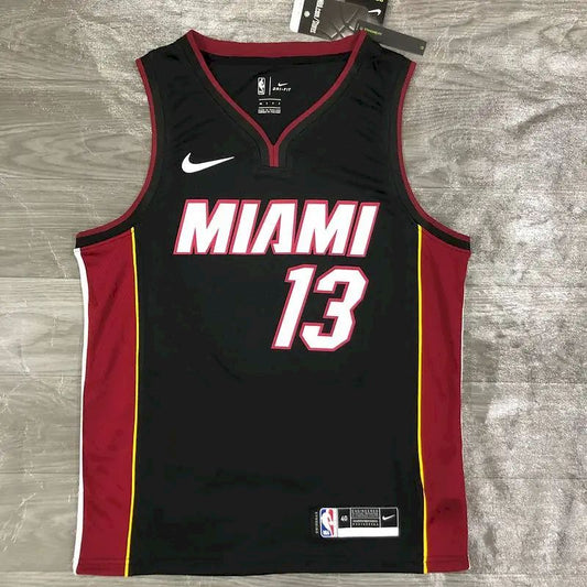 Camisa Masculina Bam Adebayo 2020-21 Preta Swingman Versão Jogador – Edição Ícone