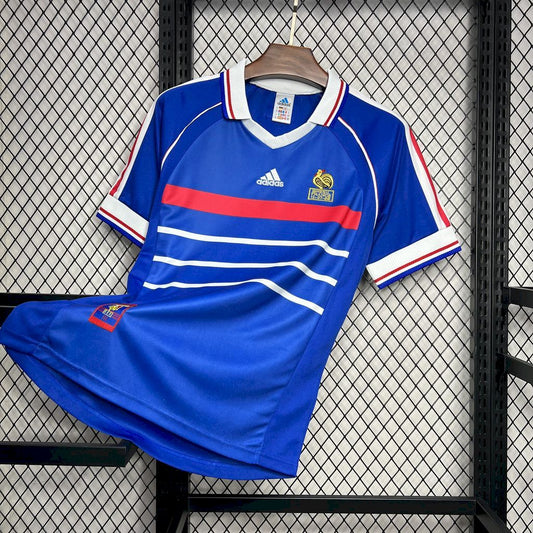 Camisa retrô da França para a Copa do Mundo de 1998