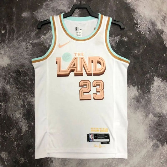 Men’s LeBron Raymone James White Team Jersey – City Edition