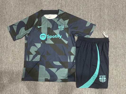 Barcelona 2023/24 Training Kids Jersey+Short 14001