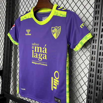 Camisa reserva infantil do Málaga 2024/25