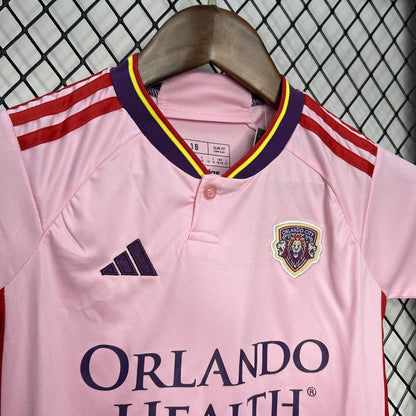 Orlando City 2024/25 Away Kids Kit