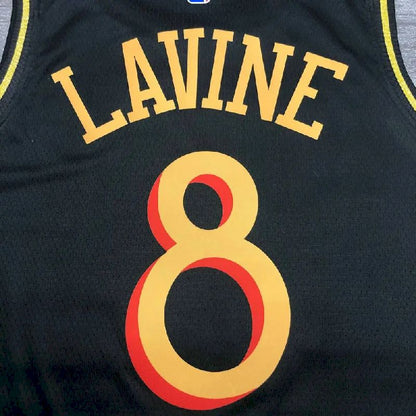 Camisa Zach LaVine Preta Versão Jogador Masculina – Edição City