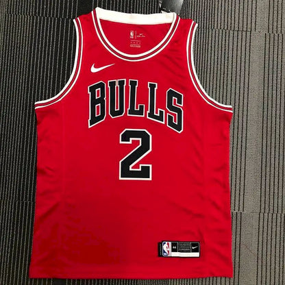 Camisa masculina vermelha Swingman da Lonzo Ball – Edição Icon
