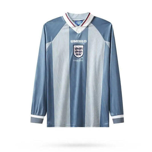 Camisa retrô de mangas compridas reserva da Inglaterra 1996/97