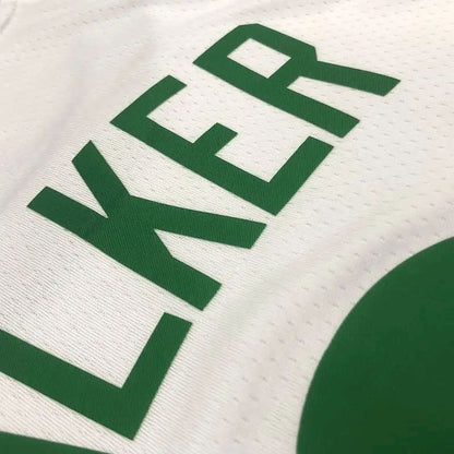 Camisa Kemba Walker Branca Masculina 2020-21 Swingman Versão Jogador – Edição City