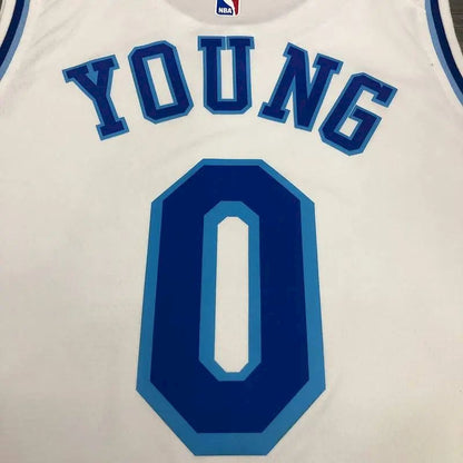 Nick Young Men’s White Player Version Jersey – Retro Classic Edition
