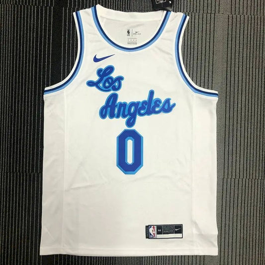 Camisa Masculina Russell Westbrook Royal Retro Classics 2020-21 Swingman Player Version – Edição Clássica