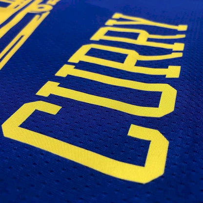 Stephen Curry Men’s Blue Player Version Jersey – Classic Edition