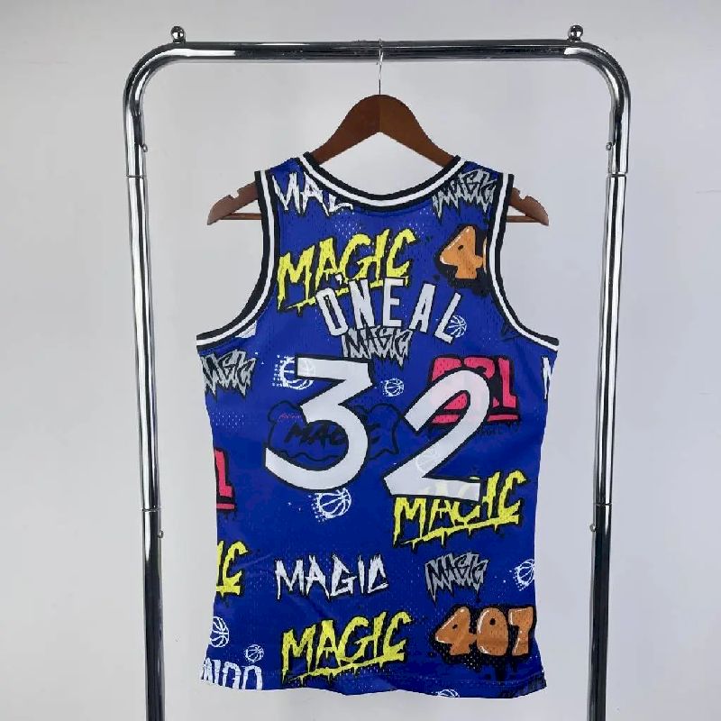 Camisa masculina M&amp;N 1994/95 Shaquille O'Neal retrô