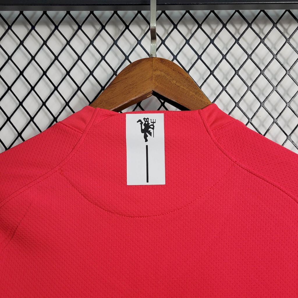 Camisa retrô da UCL do Manchester United 2007/08