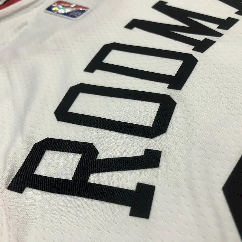 Camisa masculina Dennis Rodman branca – Edição de 75º aniversário