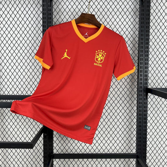 Brazil 2025/26 Jordan Red Special Edition Jersey 2