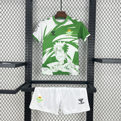 Real Betis 2025/26 Hummel x Limited Edition Naruto Kids Kit