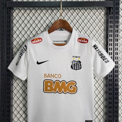 Camisa e shorts retrô infantil Santos 2011/12