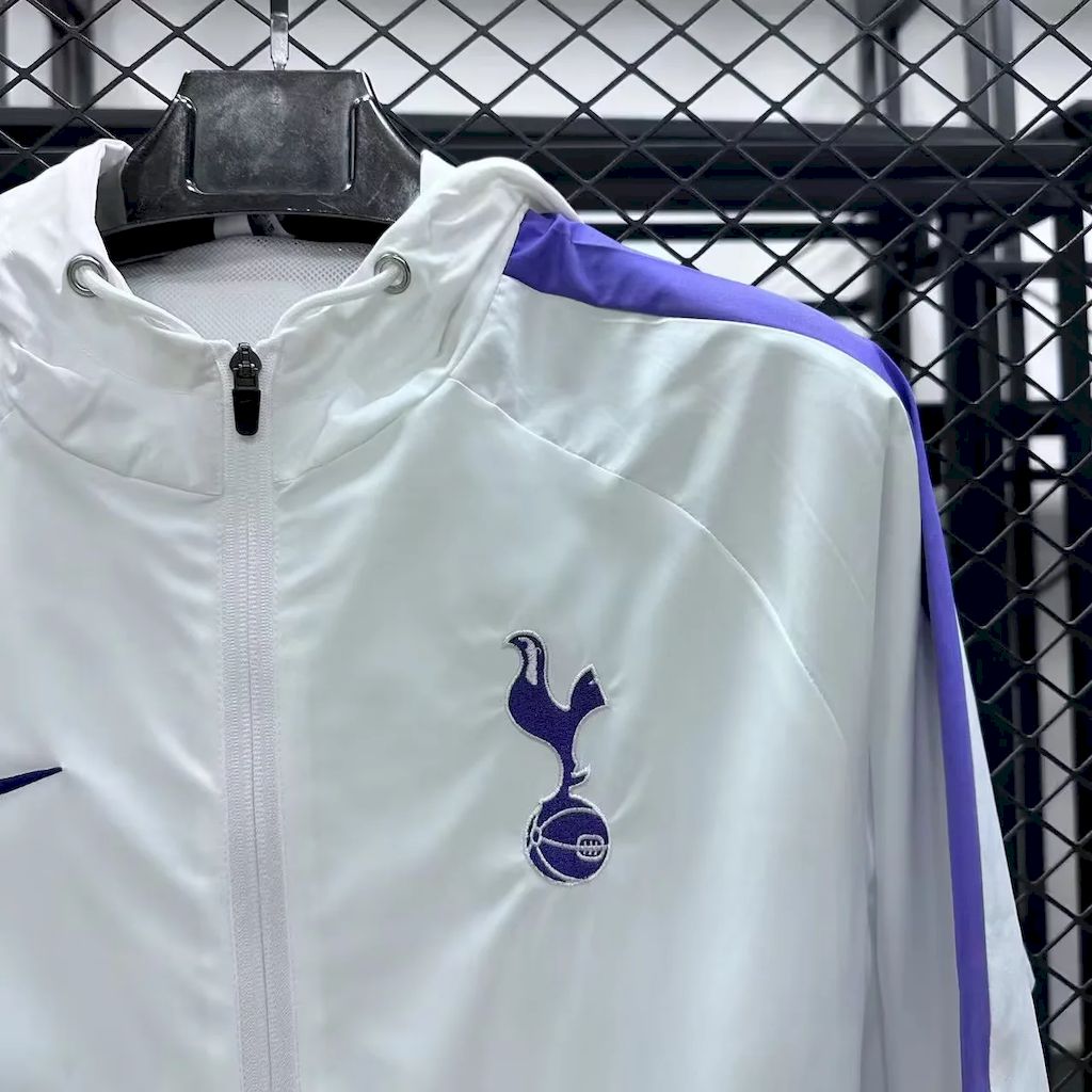 Blusão Corta-vento Branco Tottenham Hotspur 2025/26