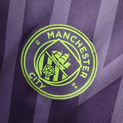 Camisa de goleiro do Manchester City 2023/24 roxa