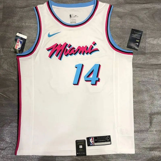 Camisa Tyler Herro Masculina Branca Versão Jogador – Edição Clássica Retro