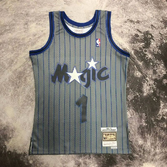 Men’s M&N 1994/95 Anfernee Hardaway Gray Retro Jersey