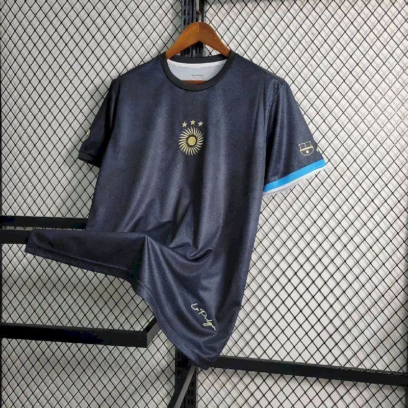 Men's Argentina 2023/24 Black Jersey