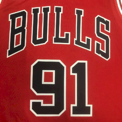 Camisa vermelha masculina Dennis Rodman Team