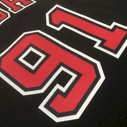 Camisa preta masculina Swingman Dennis Rodman – Edição Statement