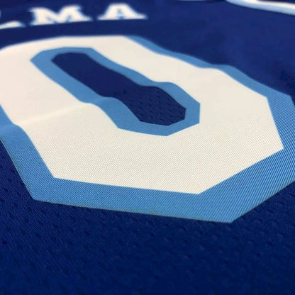 Camisa Kyle Kuzma Azul Masculina Versão Jogador – Edição Clássica Retro