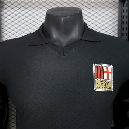 AC Milan 2024/25 125th Black goalkeeper Retro Jersey Player Version