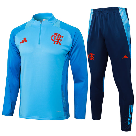 Blusa + Calça Flamengo 2024/25 Meio Zíper Adulto 815