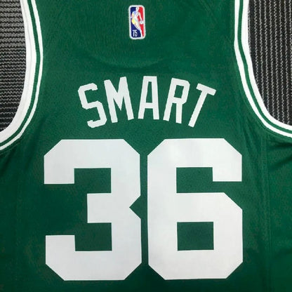 Camisa masculina Marcus Smart Green Team – Edição de 75º aniversário