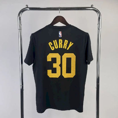 Camiseta preta masculina Stephen Curry Team