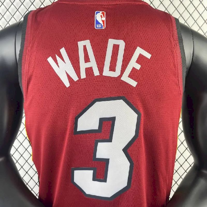 Men’s Dwyane Wade Red Team Jersey – Statement Edition