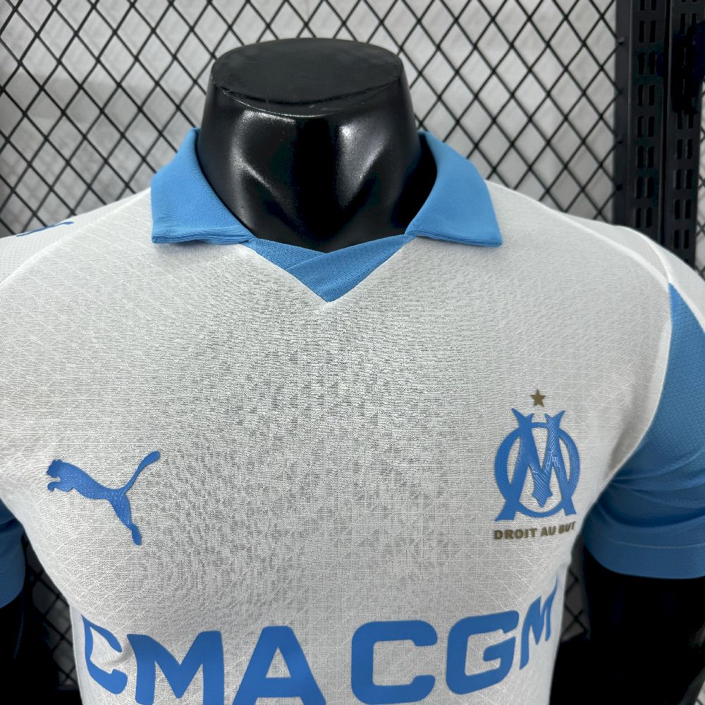 Olympique de Marseille 2025/26 Home Jersey Player Version