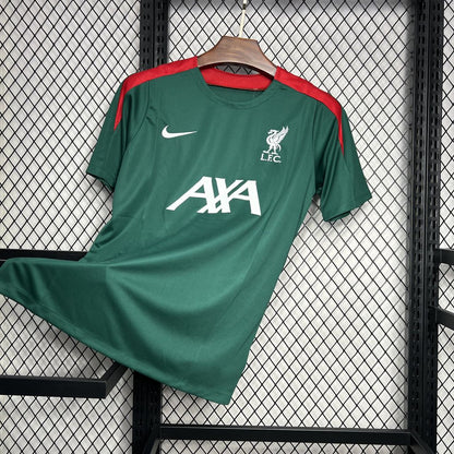 Men's Liverpool 2024/25 Pre-Match dark green Jersey