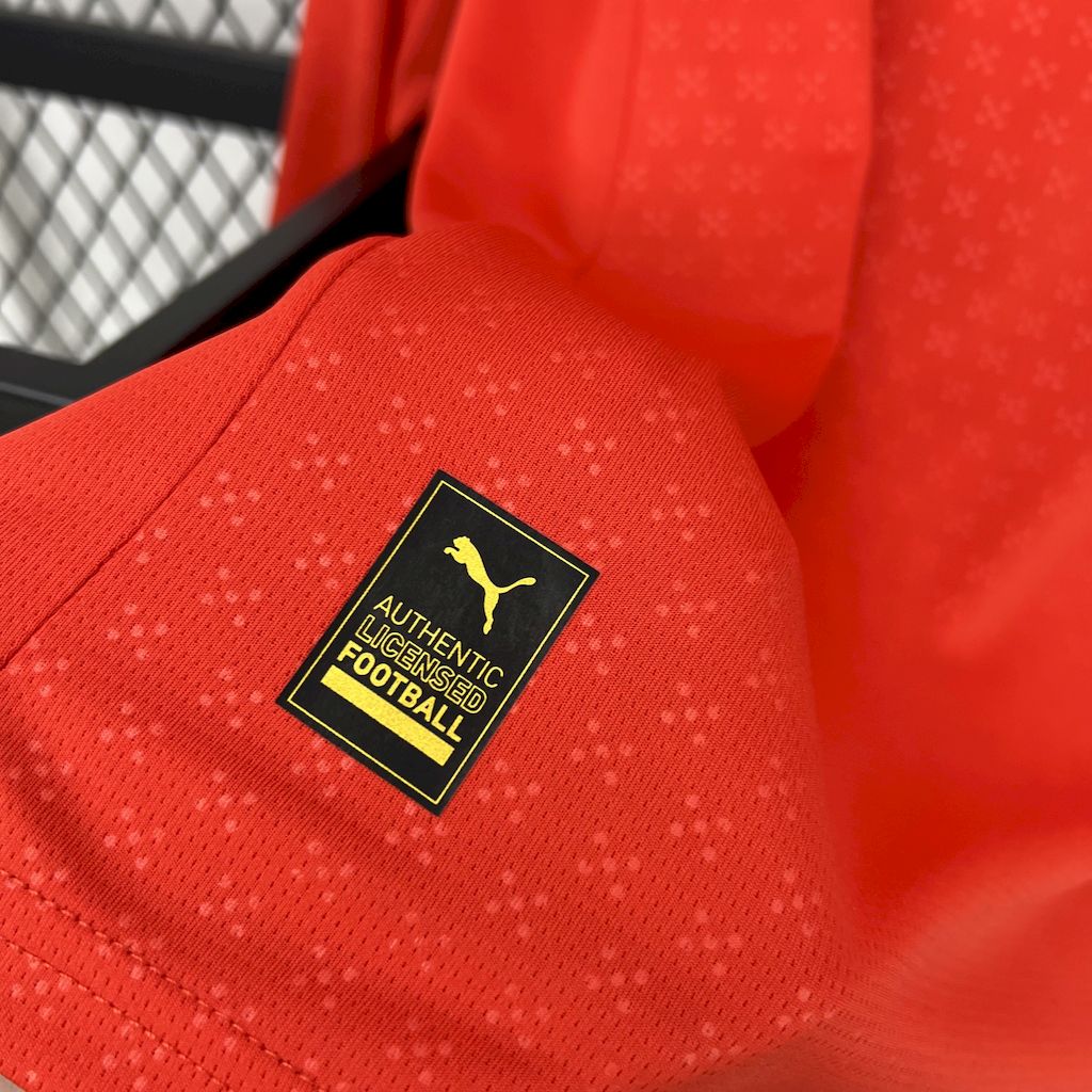 Men's Portugal 2025/26 Home Long Sleeve Jersey