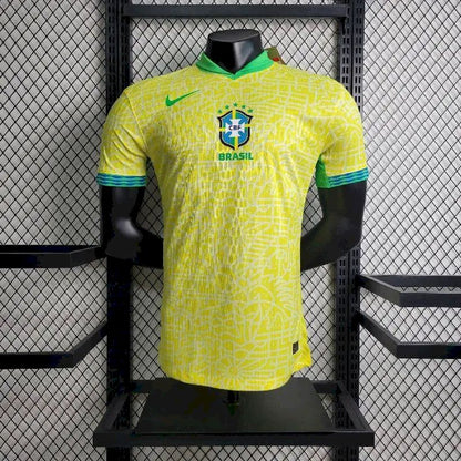 Men's Brazil 2024/25 Home Jersey Player Version