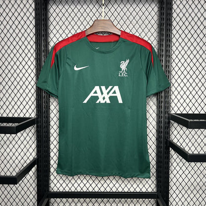 Liverpool 2024/25 Pre-match training dark green Jersey