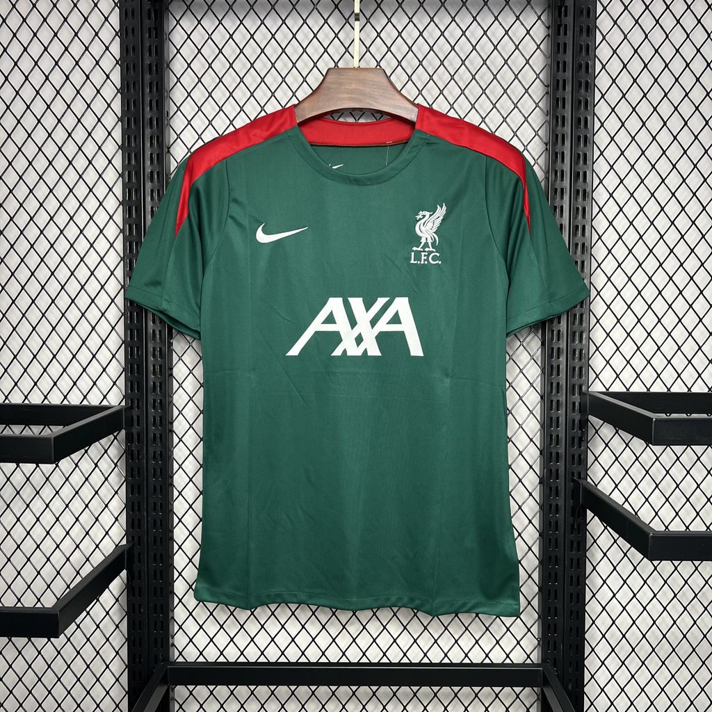 Men's Liverpool 2024/25 Pre-Match dark green Jersey