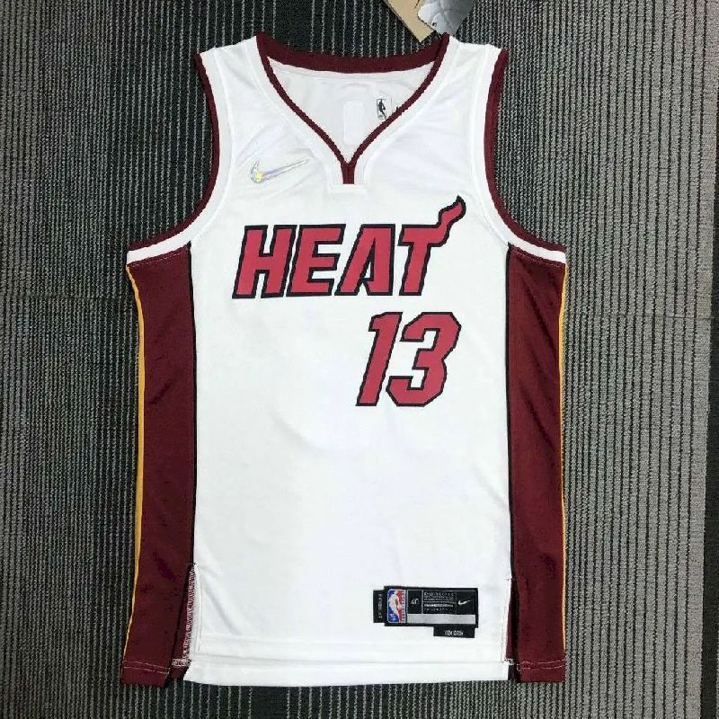Camisa Bam Adebayo Branca Masculina – Edição de 75º Aniversário
