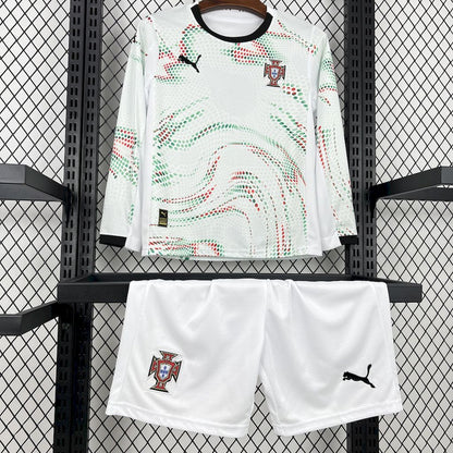 Kids Portugal 2025/26 Away Long Sleeve Kit