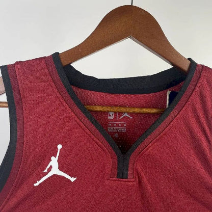Men’s Dwyane Wade Red Team Jersey – Statement Edition