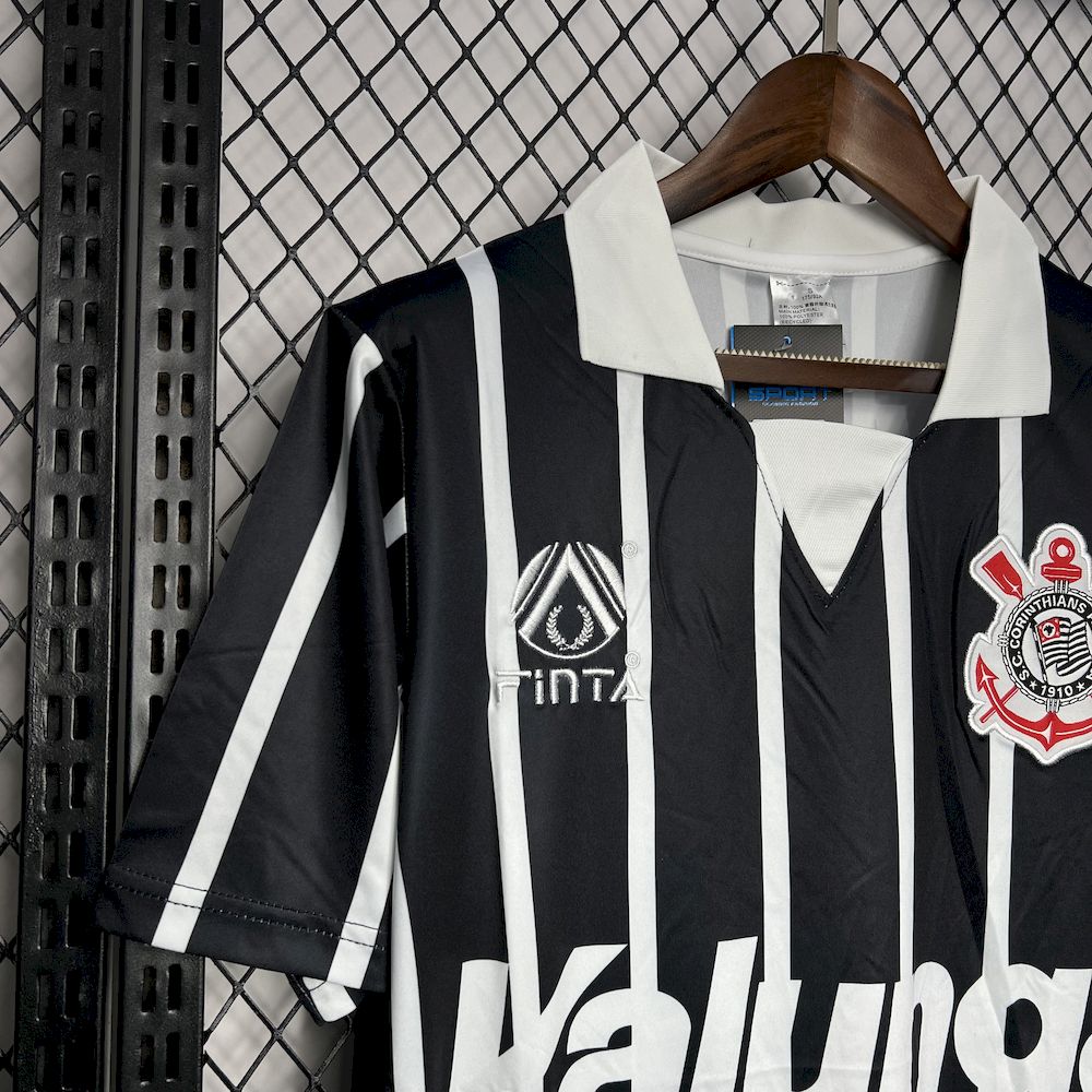 Camisa reserva do Corinthians 1990 retrô