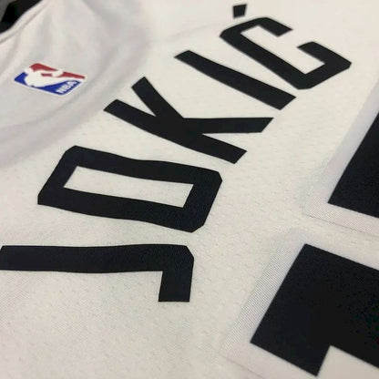 Camisa Nikola Jokic Masculina Branca Versão Jogador - Edição Clássica Retro