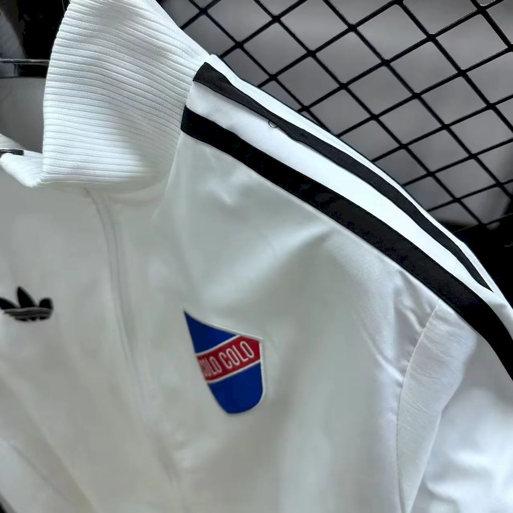 Colo Colo Jaqueta Corta-vento Branca Aniversário 2025/26