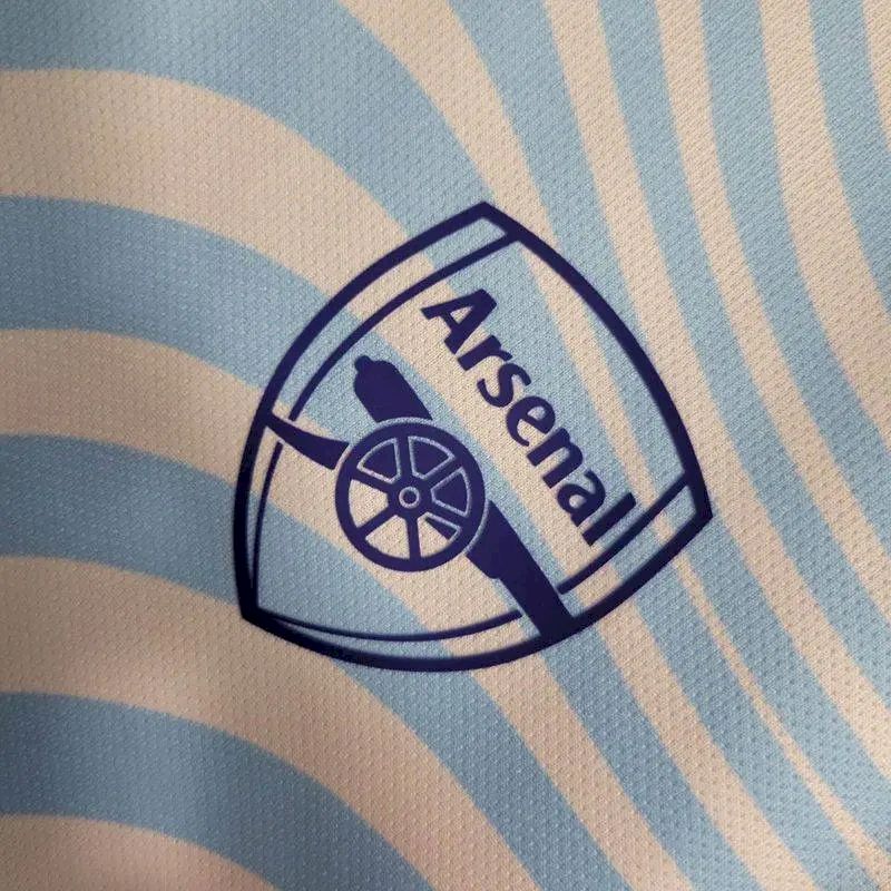 Camisa de treino pré-jogo do Arsenal 2023/24