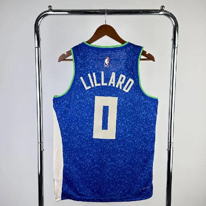 Camisa Damian Lillard Azul Masculina 2024 – Edição City