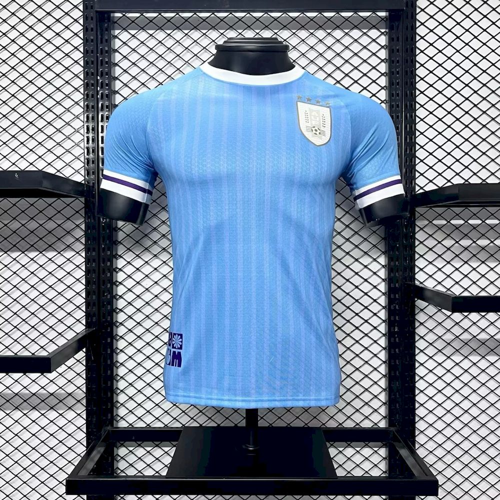 Men's Uruguay 2024/25 Home Jersey Player Version