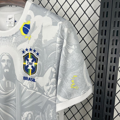 Brazil 2024/25 Special Edition White Jersey