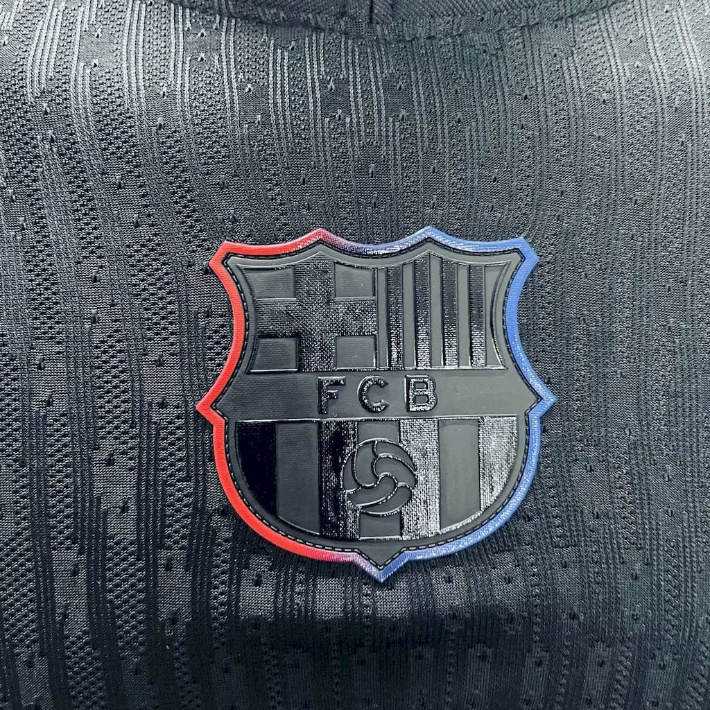 Camisa Barcelona II 2024/25 de manga comprida, versão jogador